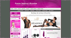 Desktop Screenshot of bruxelles.mysexyshop.com